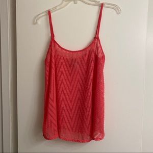 Flowy Hot Pink Spaghetti Strap Top